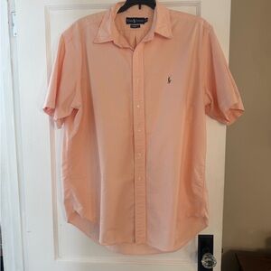 Peach Polo by Ralph Lauren Men's Shirt